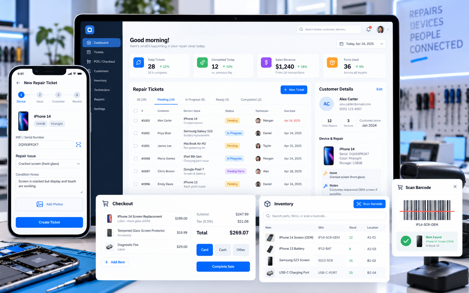 Repair Shop POS and Management System